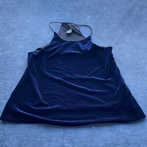 Aqua Midnight Blue Camisole Top
